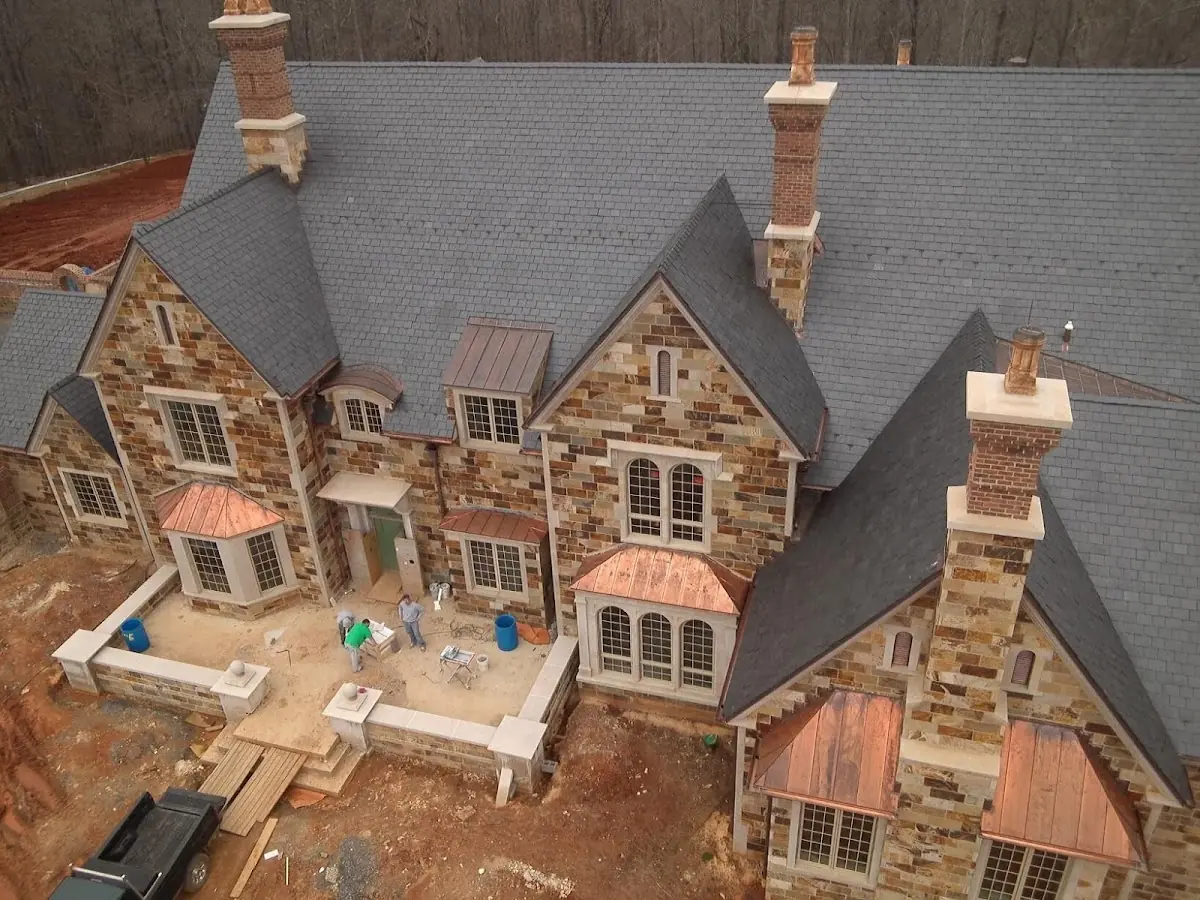 Craftsman Roofing Slate Roof Repair project in Valinda